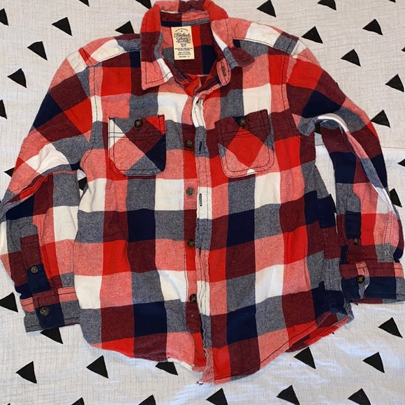 Faded Glory- boys flannel button up - Picture 1 of 2